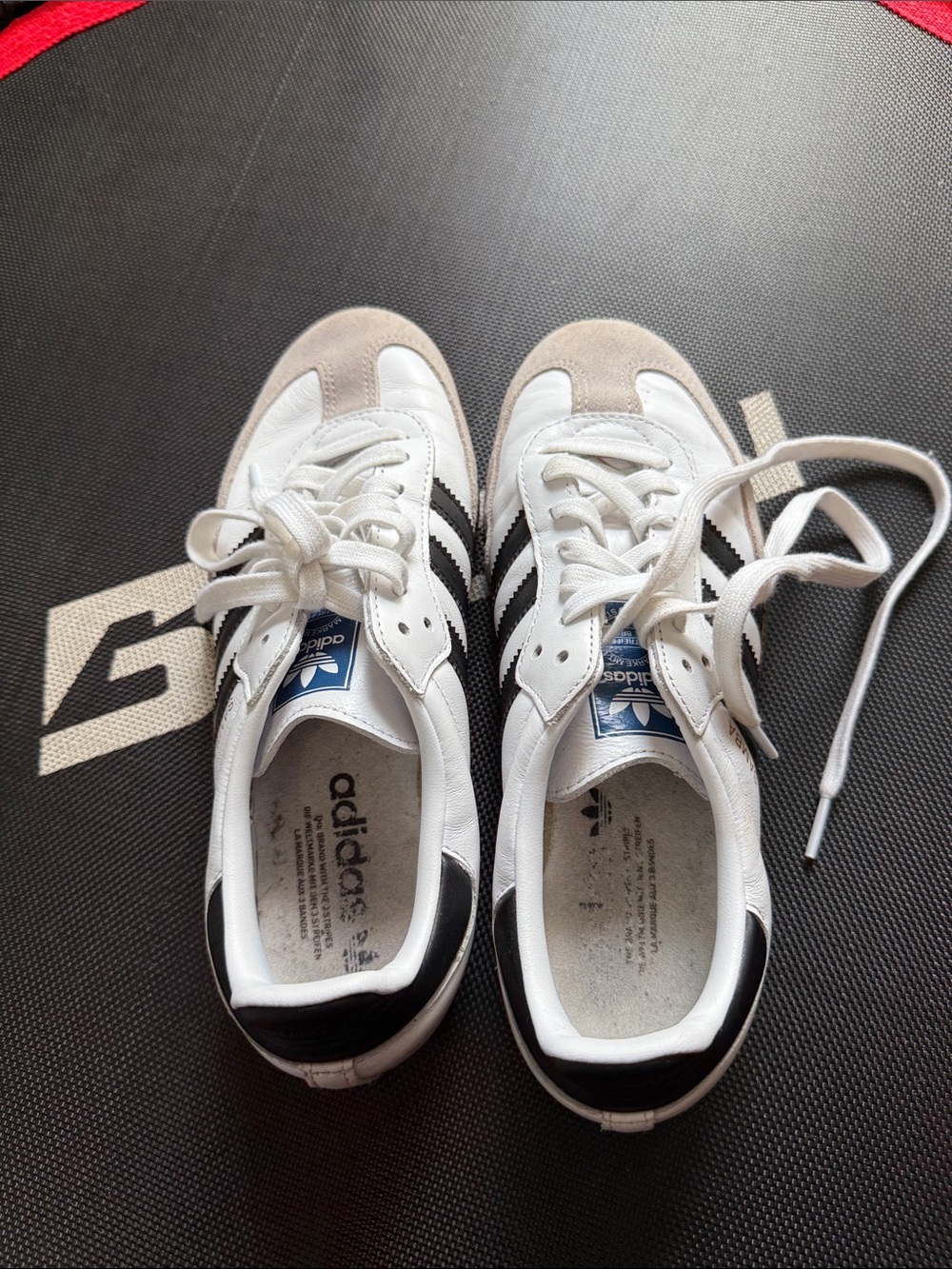 adidas White Black  Sambas